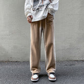 Men Jeans Gradient Jeans Men Spring Autumn Loose Straight Trousers